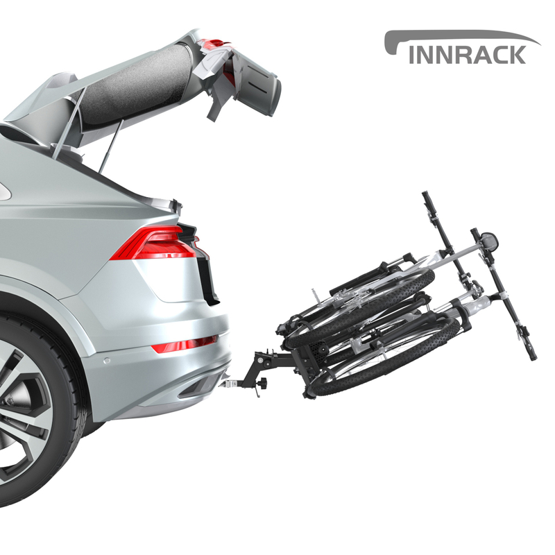 OEM 2 Bikes Folding Bike Rack Hitch Mounted Bicycle Car Rack Carrier for SUV Sedan