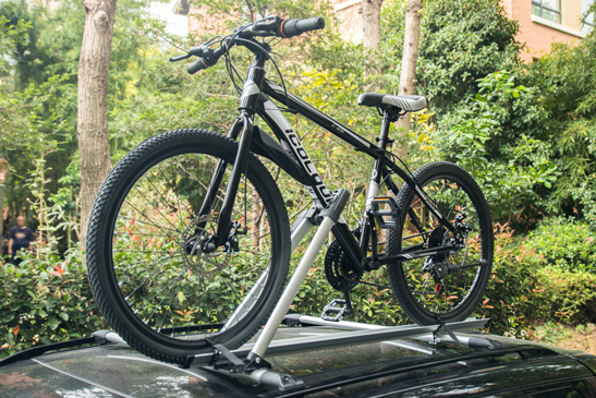 Customised Roof Bike Rack For Bicycle Storage With Lock