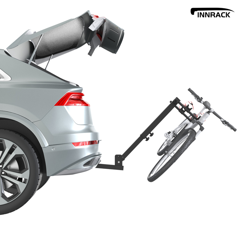 OEM Simple Cheap Steel Foldable Bicycle Rack Platform Bike Rack Hitch Rear Mounted Bike Carrier Rack